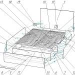 Схема сборки Кровать Амели 3 BMS