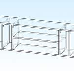 Схема сборки Полка навесная Твайс 1 BMS