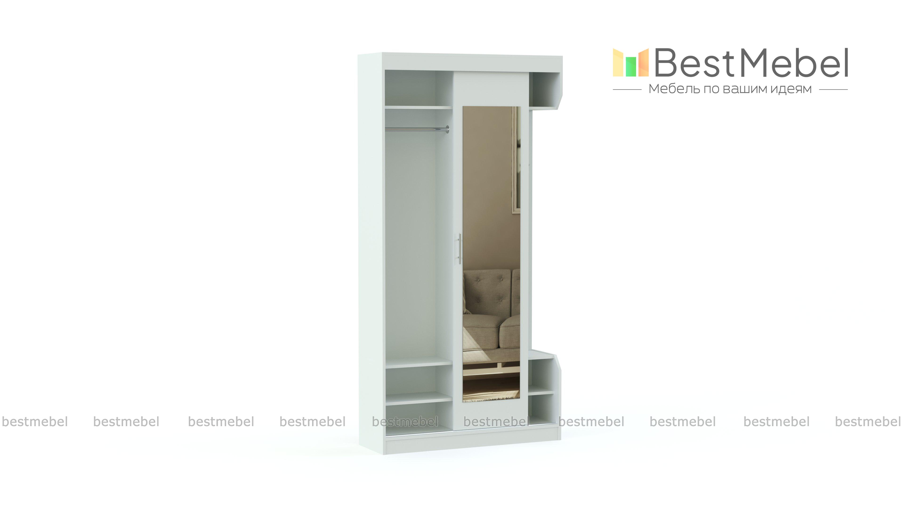 Прихожая-купе СРД-1 с зеркалом BMS - Фото