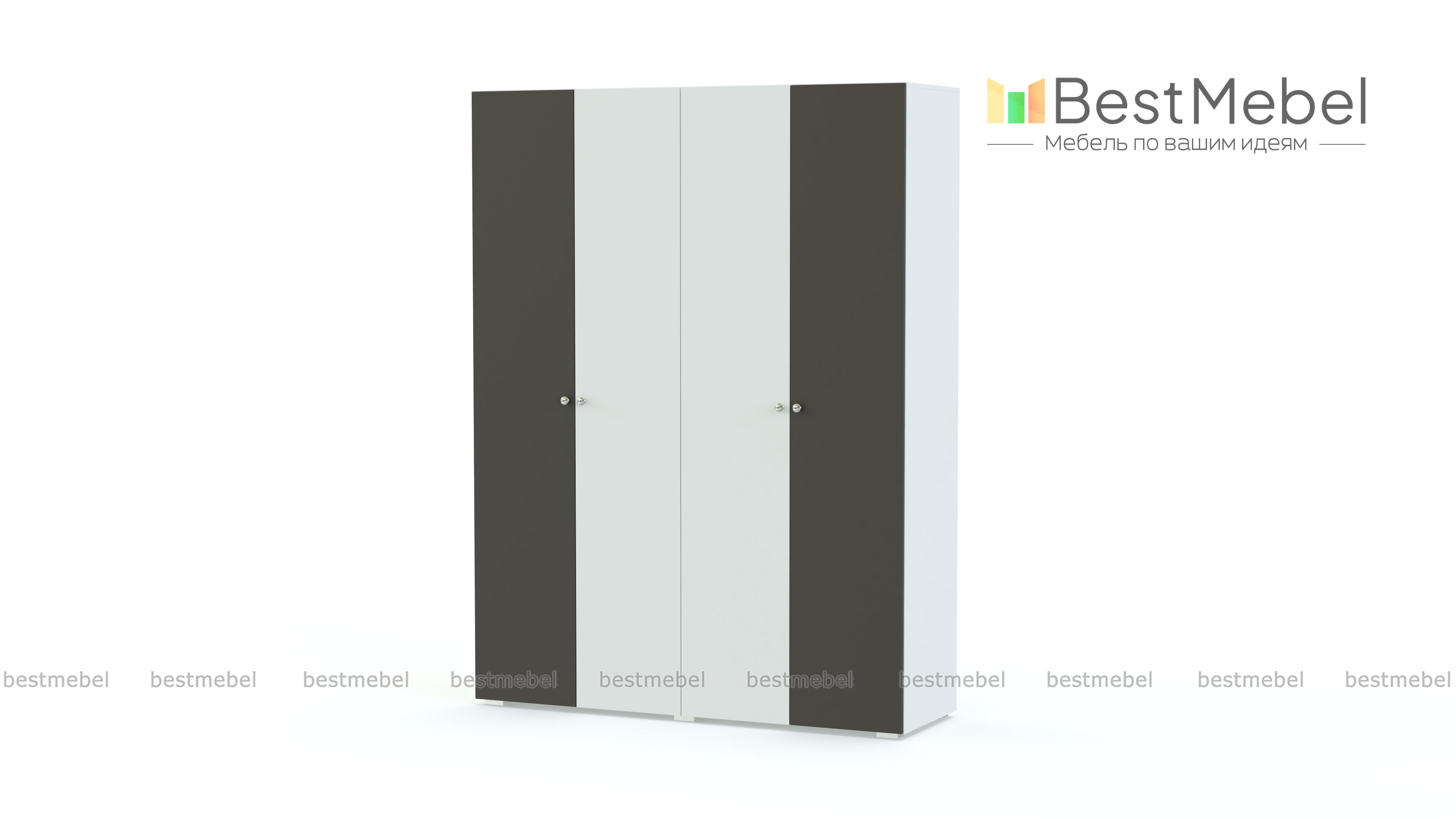 Распашной шкаф Глянец-26 BMS - Фото