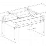 Чертеж Стол журнальный Софи 3 BMS
