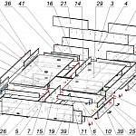 Схема сборки Кровать с ящиком Скай 7 BMS