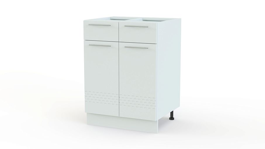 Шкаф нижний 600 2 ящика Капля BMS - Фото