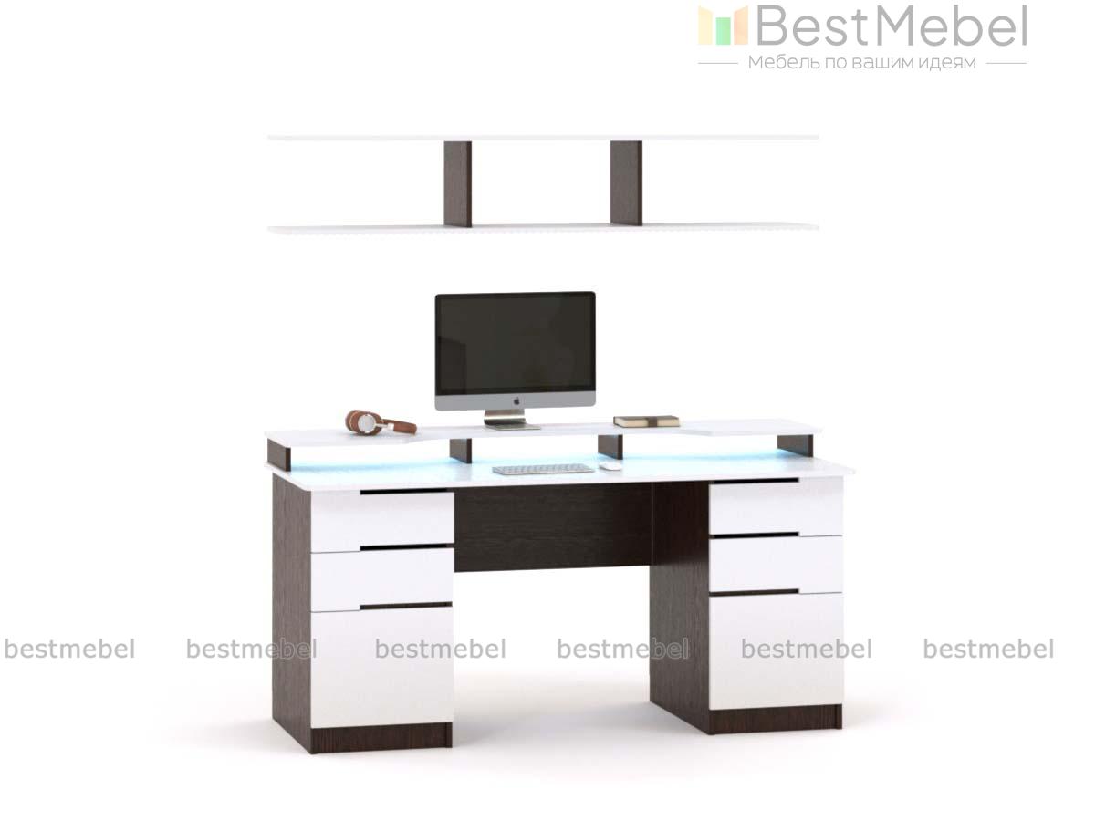 Стол компьютерный с подсветкой Жерар 1 BMS - Фото
