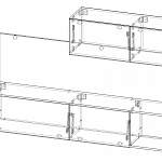 Чертеж Стенка для гостиной Колос 2 BMS