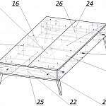 Чертеж Кровать Петуния 17 BMS