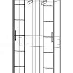 Чертеж Шкаф-купе Амадеус-6 BMS
