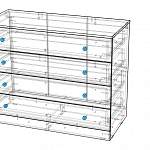 Чертеж Комод Арина BMS