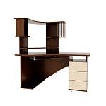 Угловой компьютерный стол Веста с тумбой BMS - Фото 4