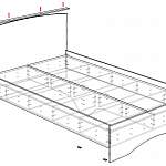 Чертеж Кровать Джулия 160 BMS