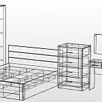 Схема сборки Мебель для спальни Яна BMS