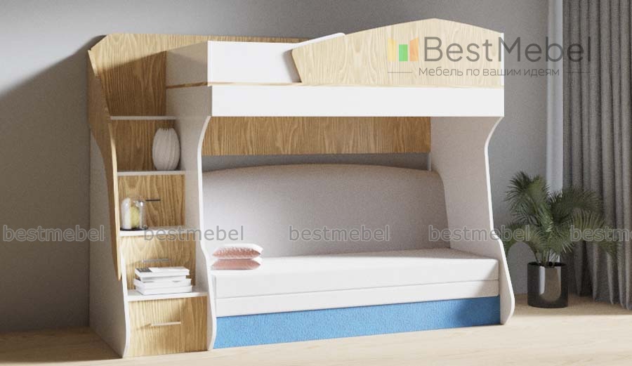 Детская кровать с диваном Кармен 07 BMS