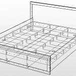 Чертеж Кровать Кармен 2 BMS
