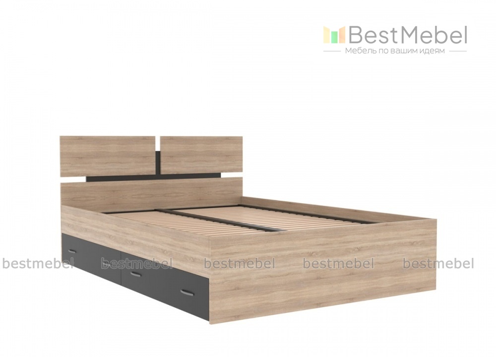 Кровать с ящиком Скай 7 BMS
