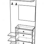 Схема сборки Прихожая Арья BMS