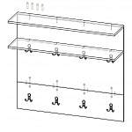 Схема сборки Вешалка Камелия 2 BMS