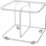 Схема сборки Журнальный столик Белкор BMS