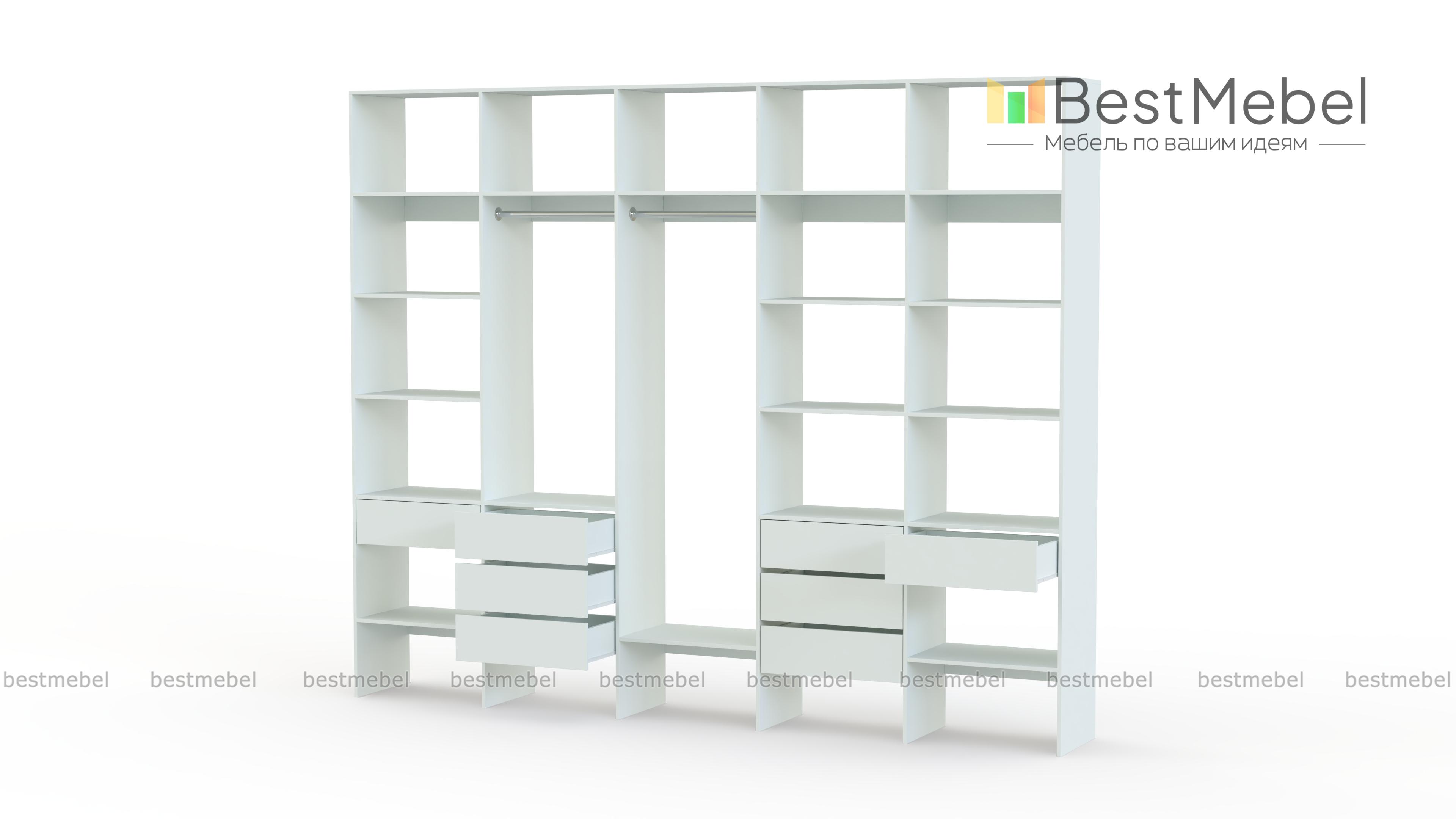 Стеллаж для одежды Мирта 72 BMS - Фото