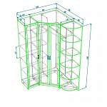 Схема сборки Шкаф угловой Наполеон 14.1 BMS