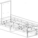 Чертеж Кровать Блоссом-9 BMS