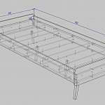 Чертеж Кровать Лайт 15 BMS