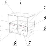 Схема сборки Стеллаж Нона 3 BMS
