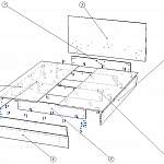 Схема сборки Кровать Клоста 1 BMS