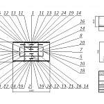 Схема сборки Комод с ящиками Танго-Бар BMS