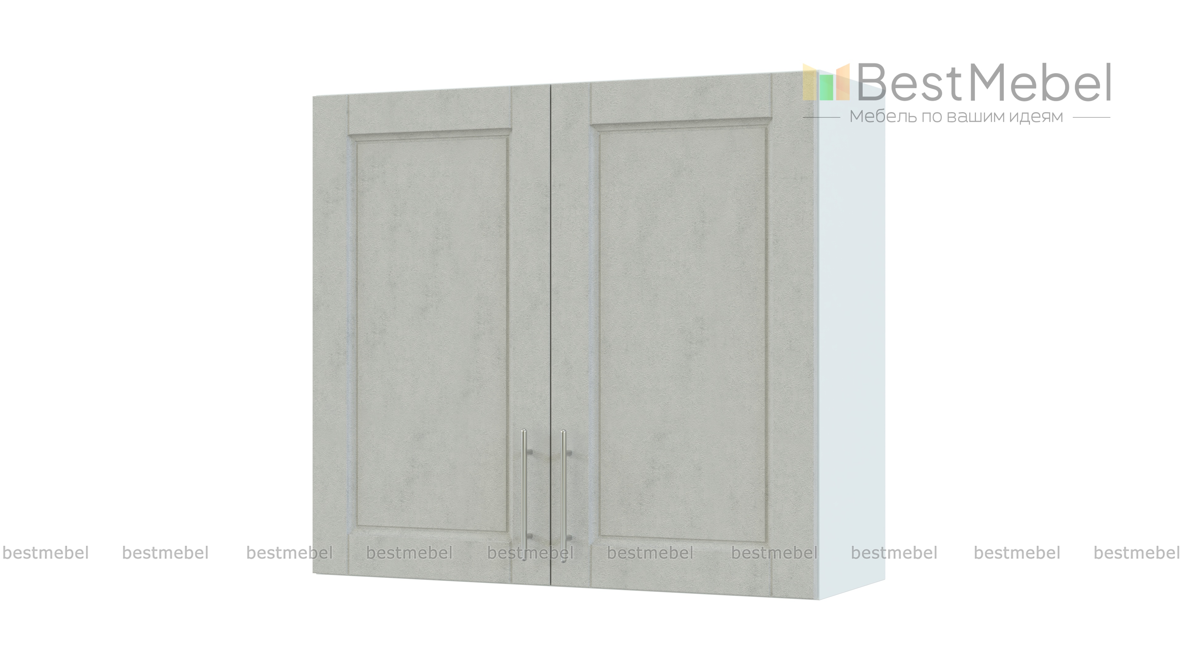 Шкаф верхний с 2-мя дверцами Сканди BMS