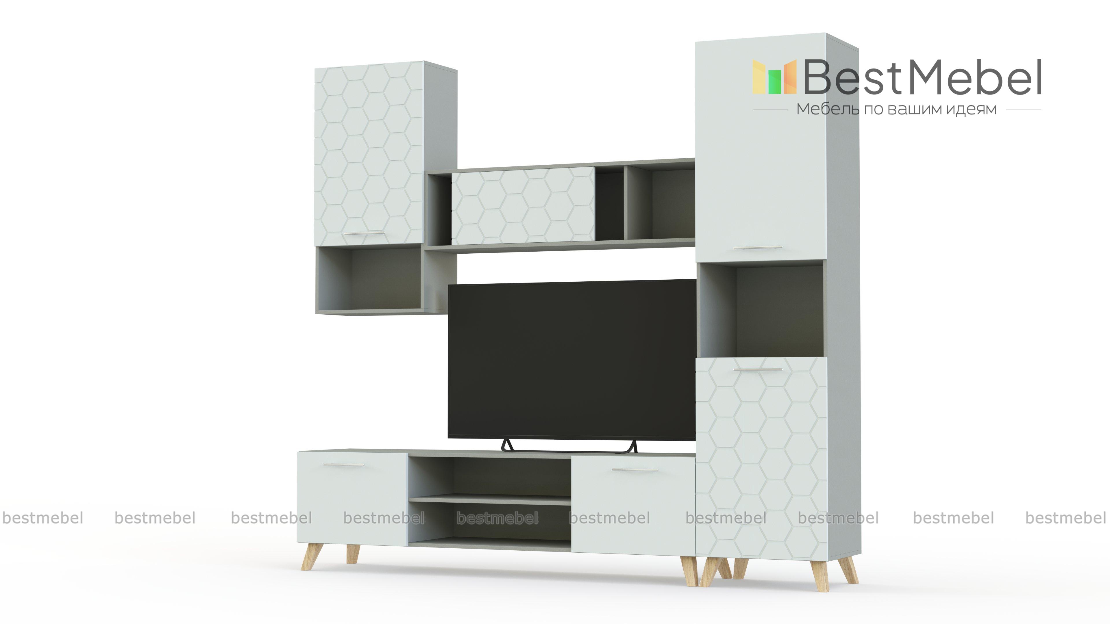 Стенка для гостиной Ромира 9 BMS - Фото