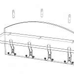 Чертеж Вешалка Клод 2 BMS