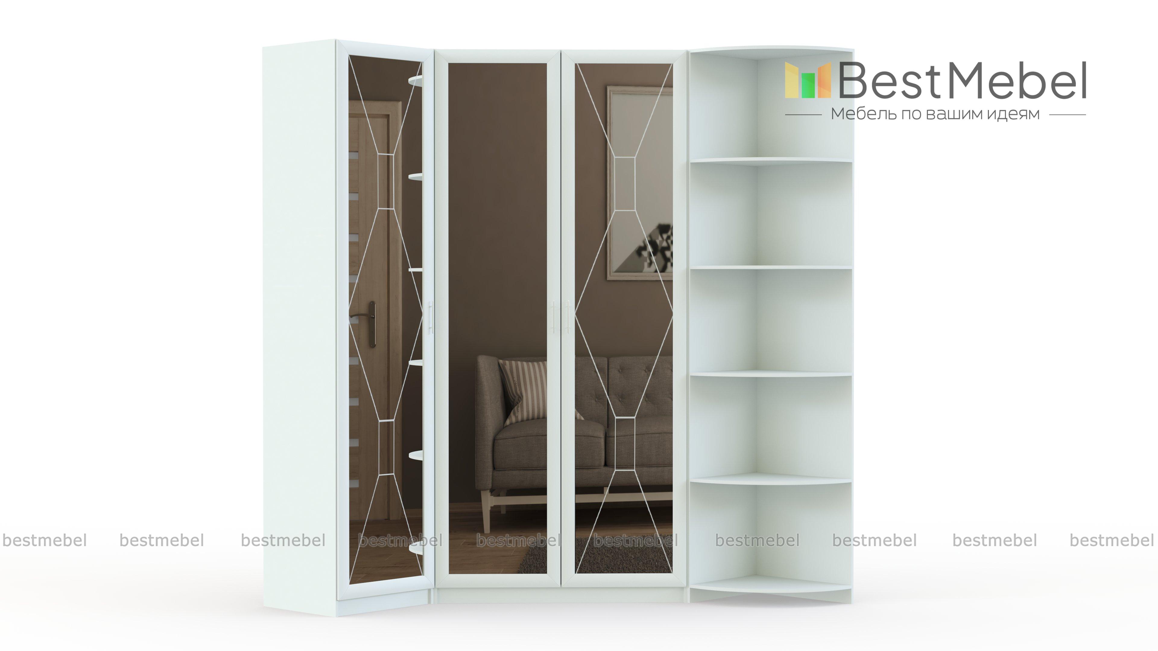 Шкаф угловой Наполеон 14.1 BMS - Фото