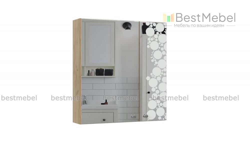 Зеркало для ванной комнаты Нокс 6 BMS
