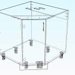 Чертеж Тумба угловая Греция 2 BMS