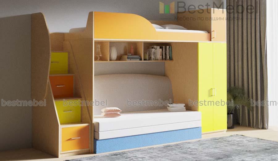 Детская кровать с диваном Клара 4 BMS - Фото