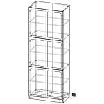 Книжный шкаф Карлос 020 BMS