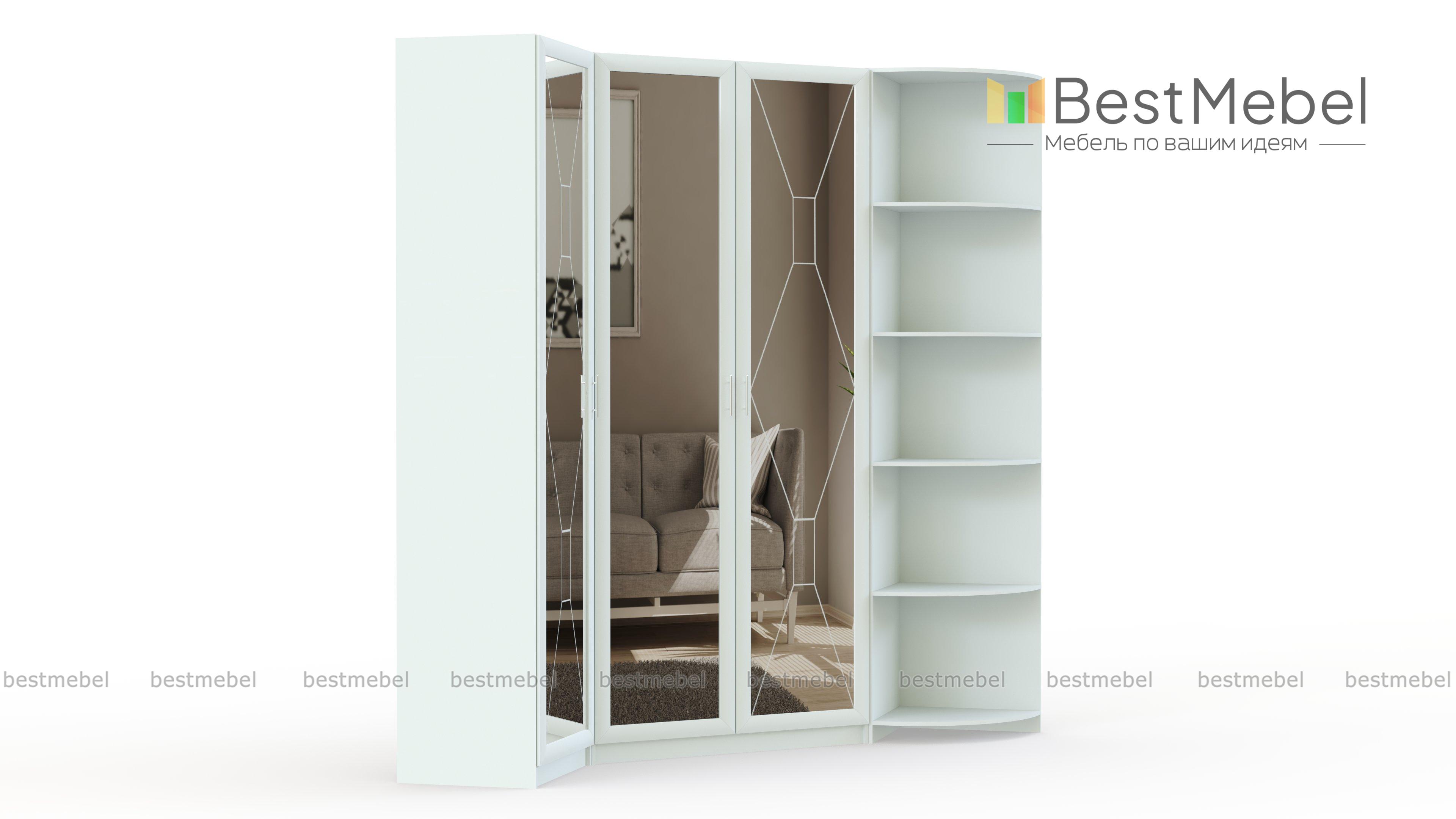 Шкаф угловой Наполеон 14.1 BMS - Фото