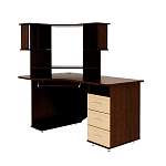 Угловой компьютерный стол Веста с тумбой BMS - Фото 6