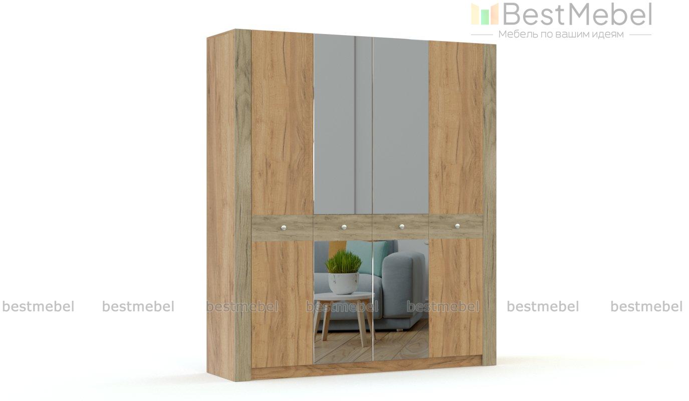 Распашной шкаф Конкорд 1Д1 BMS - Фото