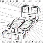Схема сборки Кровать Максим BMS