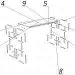 Схема сборки Стол кухонный Килт 3 BMS