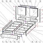 Схема сборки Кровать Рената 1 BMS