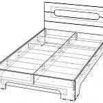Чертеж Кровать Палермо-2 BMS