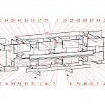 Схема сборки Прикроватная тумба Виго К1 BMS