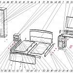 Схема сборки Спальня Милена 6 BMS