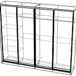 Схема сборки Шкаф-купе Домашний №69 BMS