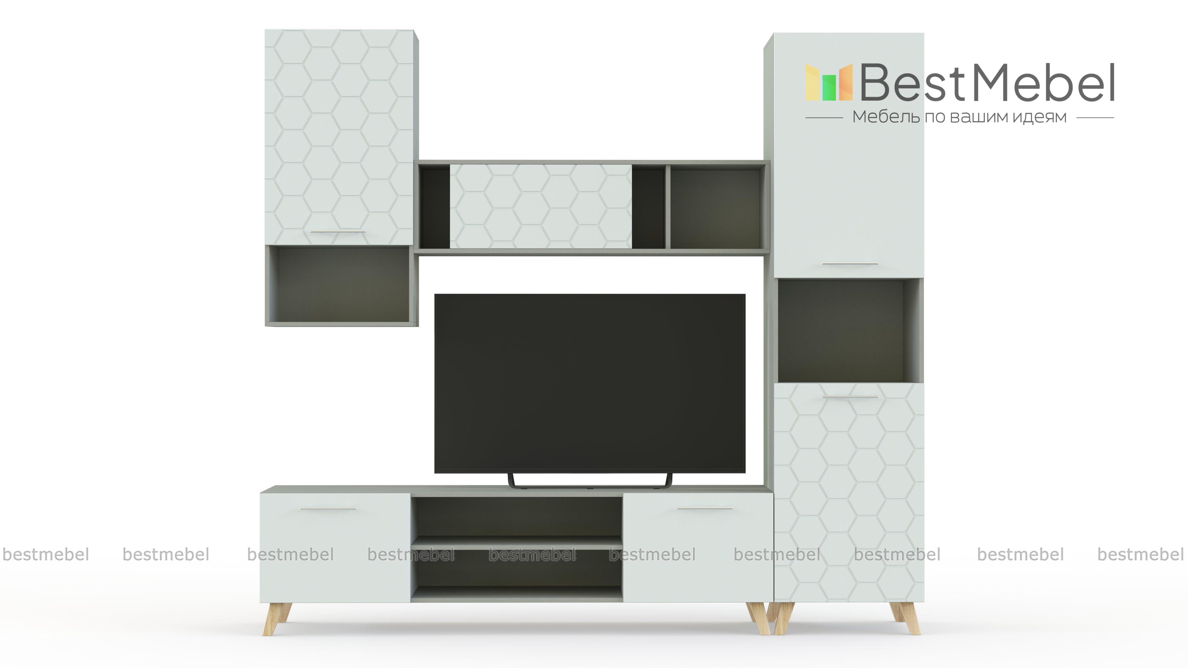 Стенка для гостиной Ромира 9 BMS - Фото