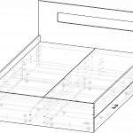Схема сборки Кровать с ящиком Норд 3 BMS