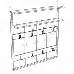 Схема сборки Вешалка Офелия 11 BMS
