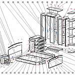 Схема сборки Спальня Милена 5 BMS